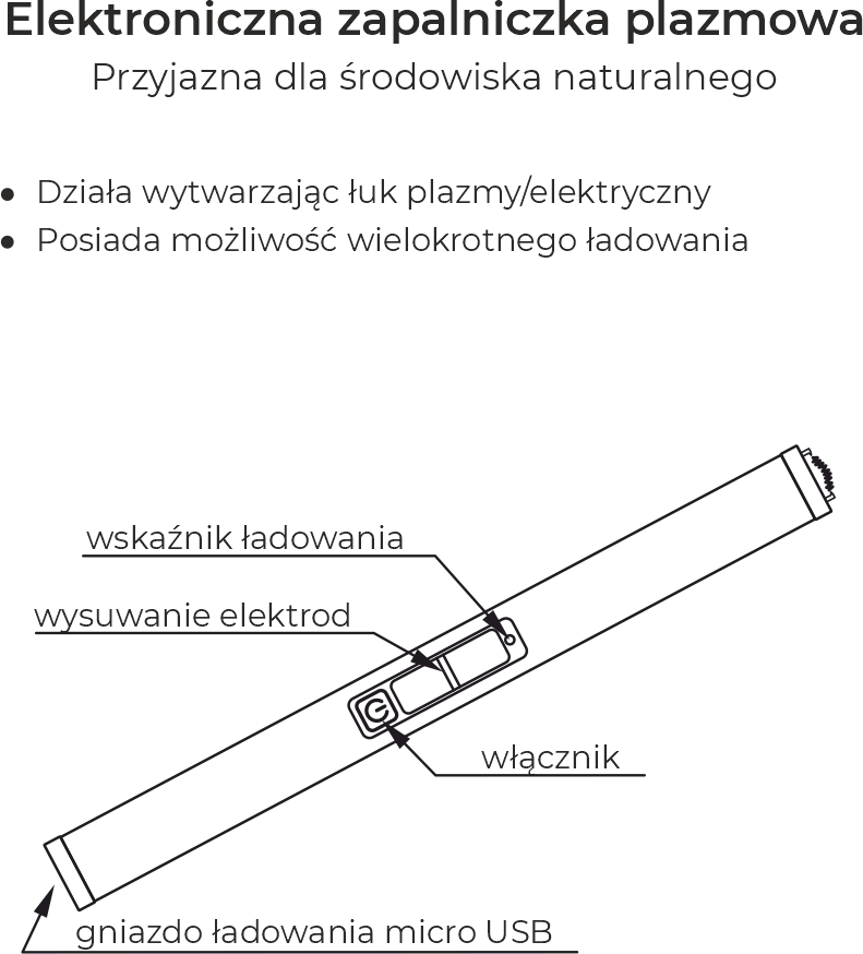 Electronic plasma lighter